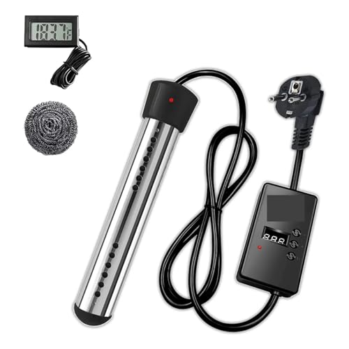 EBAYTV Poolheizung, 2500-W-Tauchsieder, automatischer Timer for Poolheizung, sicherer Tauchsieder for Poolheizung, perfekt for zu Hause von EBAYTV