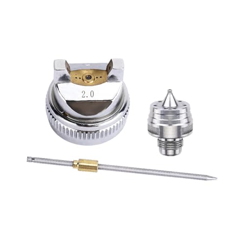 Farbspritzgerät, 1.4mm 1,7mm 2.0mm HVLP-Farbspritzpistole Düse Nadelkappen-Kit Pneumatisches Werkzeug for H-827 Airbrush(2.0mm) von EBAYTV