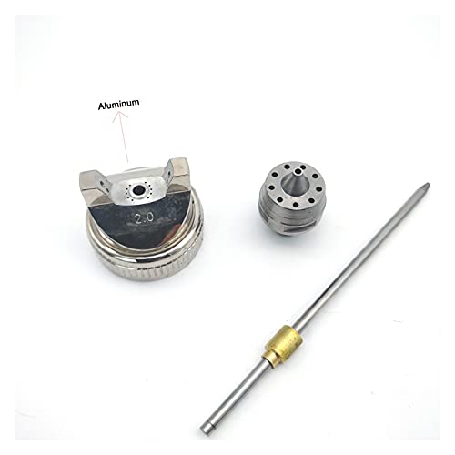 Farbspritzgerät, HVLP-Spritzpistole 1,4mm / 1,7 mm / 2,0mm Düse Ersetzen Düsensatz Set for Spritzpistole H-827 Hand Pneumatische Handbuch Sprühfarbe(Nozzle Size 1.7) von EBAYTV