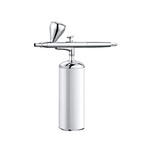 Farbspritzgerät, Upgrade Airbrush Kit mit komprimierender tragbarer kabelloser Auto-Air-Bürstepistole wiederaufladbare Handpumpe for den Modellfärbemagel(Part A White) von EBAYTV