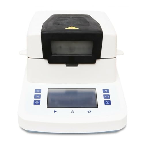 Feuchtigkeitsdetektor, Touchscreen-Feuchtigkeitsanalysator-Tester, Halogen-Heizungs-Feuchtigkeitsmesser mit einer Reichweite von 110 g for Getreide, Lebensmittel, Kunststoffpulver von EBAYTV