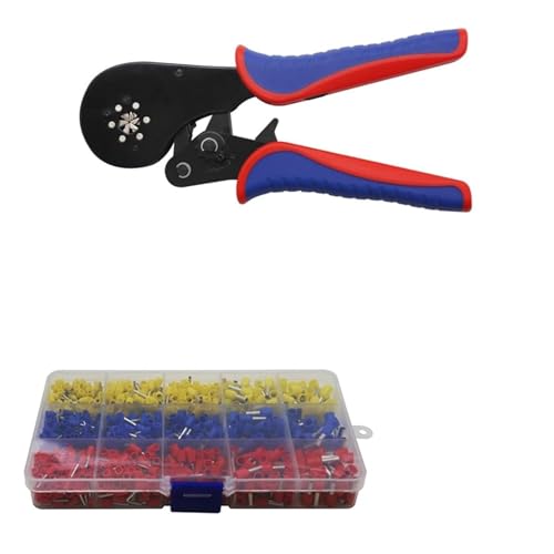 Hydraulikzange, 0,08-16mm Präzisions-Crimpzan & Terminals Set 28-5AWG Rohr Schnürsenkel VE & TE Terminals Handwerkzeu Elektriker Crimper CLB16-6(CLB 16-6 1020 SET) von EBAYTV