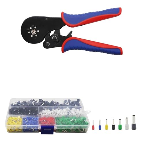 Hydraulikzange, 0,08-16mm Präzisions-Crimpzan & Terminals Set 28-5AWG Rohr Schnürsenkel VE & TE Terminals Handwerkzeu Elektriker Crimper CLB16-6(CLB 16-6 780 SET) von EBAYTV
