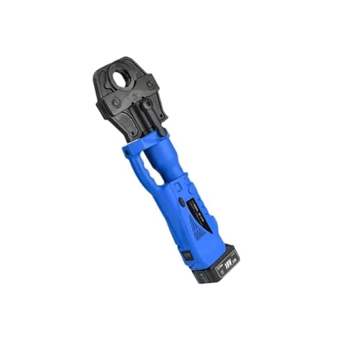 Hydraulikzange, Wiederaufladbare elektrische Zan ulische Druckrohrzan Lithiumbatterie ulisches Rohrcrimpwerkzeug for Edelstahl 50KN(With 15-20 mold) von EBAYTV