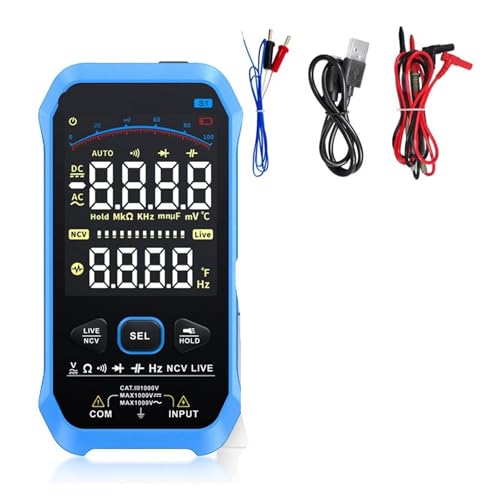 Kondensatortester, AutoRange Digitalmultimeter 9999 Counts - 1000 V AC/DC Spannungstester Kondensatortester, AutoRange Digitalmultimeter 9999 Counts - 1000 V AC/DC Spannungstester von EBAYTV