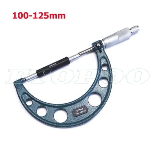 Mikrometer, Außenmikrometer 0–25 Mm/25–50 Mm/50–75 Mm/75–100 Mm, Metrisches Messgerät, Messschieber, Dickenmesswerkzeuge 0–100 Mm(100-125mm) von EBAYTV