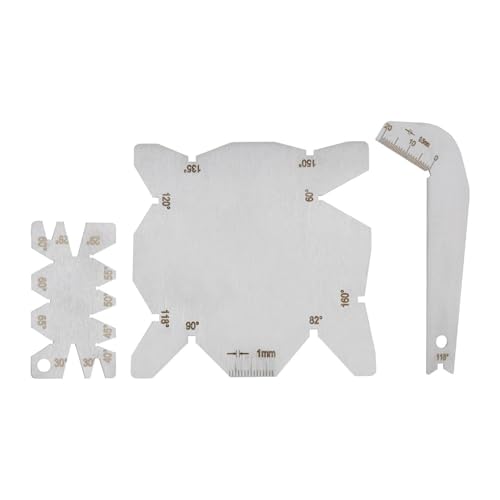 Mikrometer, Edelstahl Winkelmesser Messbohrer Spitzer Werkzeug For Holzbearbeitung Tragbare Handmesswerkzeuge(Type-D) von EBAYTV