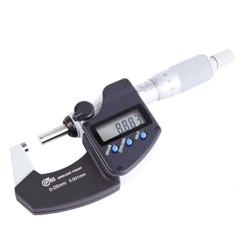 Mikrometer, Messbereich 0-25/50/75/100mm/0,001 293-240/241/242/243-30 Digitale Außenmikrometer IP65 Genauigkeit 1um(0-25mm 293-240-30) von EBAYTV