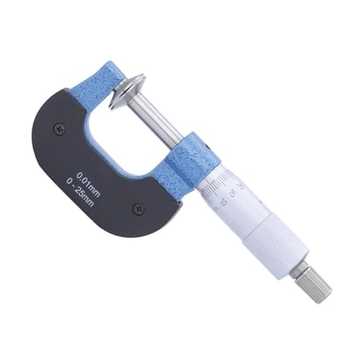 Mikrometer, Mikrometer 0-25 mm 25-50 mm Genauigkeit 0,01 mm Scheibenmikrometer Außenmessschieber Messwerkzeuge(0-25.4mm(0.001)) von EBAYTV