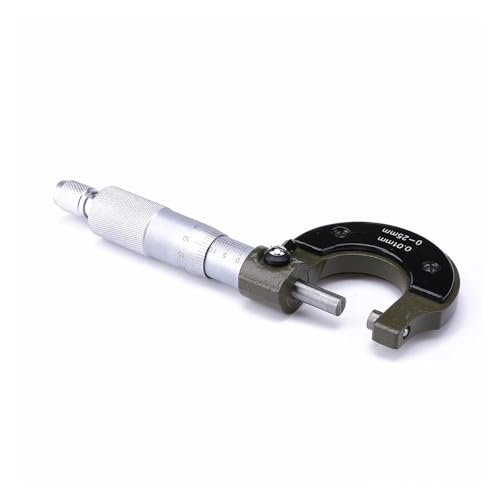 Mikrometer, Präziser Mikrometer aus Kohlenstoffstahl, 0–25 mm, 0,001 mm, metrischer Messschieber, Messmikrometer, Werkzeugzubehör, genau von EBAYTV