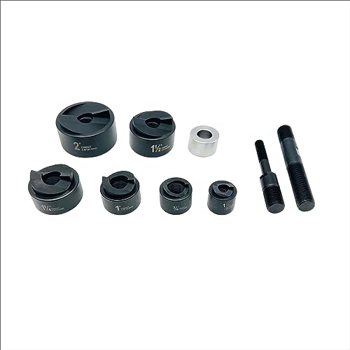 Tischbohrmaschine, Universeller hydraulischer Locher, Edelstahl-Eisenplatte, Stahlplattenstanze, 70 kN von EBAYTV