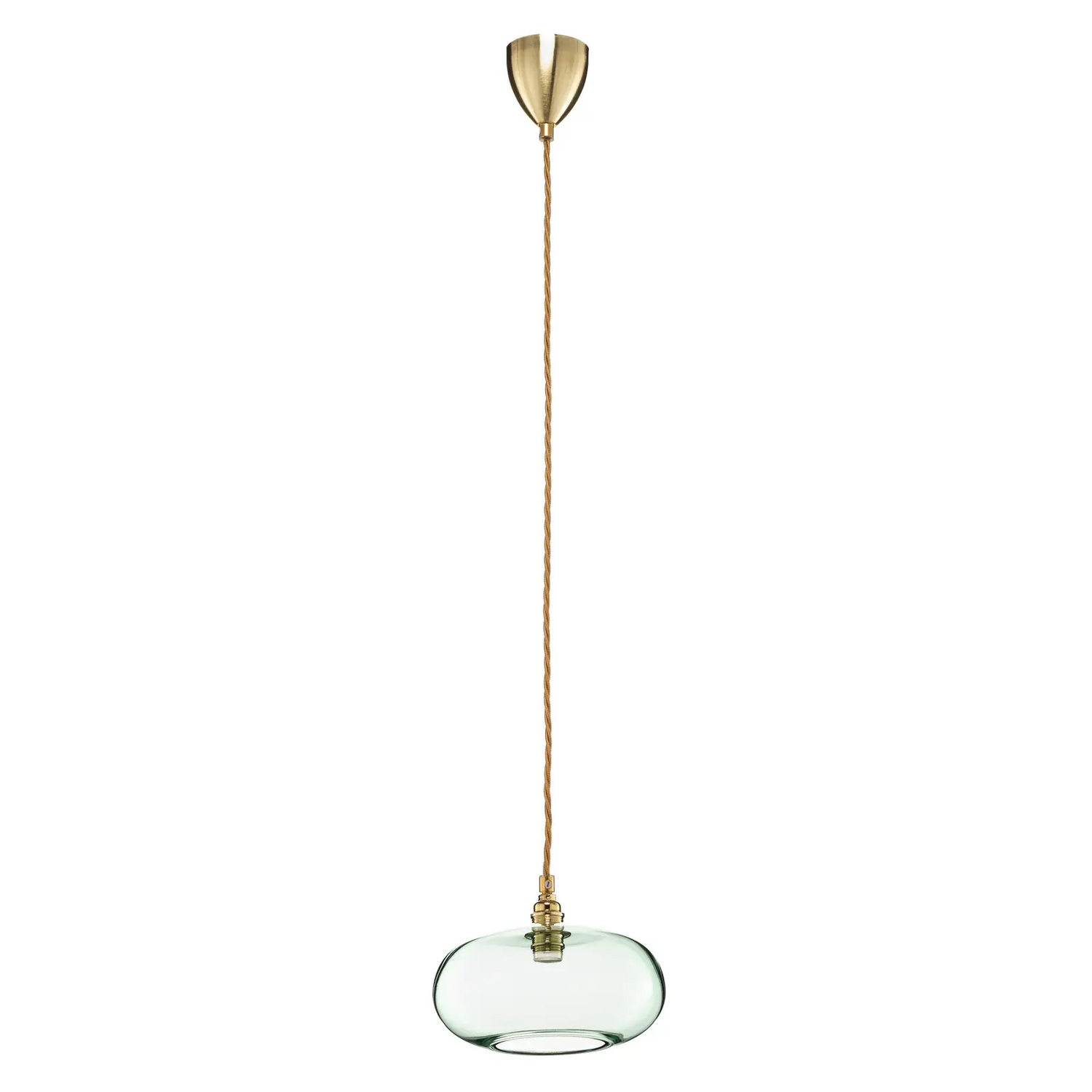 Ebb & Flow Horizon Glas Pendelleuchte Hängeleuchte Deckenlampe Lampe Grün ø 21cm B-Ware Ebb & Flow Horizon Glas Pendelleuchte Hängeleuchte Deckenlampe Lampe Grün ø 21cm B-Ware von EBB & FLOW