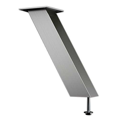 Bar-Konsole CAPRI schräg 60° | 50x50 mm | Aluminium silber | Höhe: 170 mm | 1 Stück von EBB