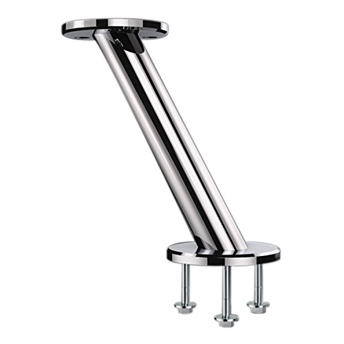 Bar-Konsole IRLAND schräg 30° | 35 mm | Stahl verchromt matt | Höhe: 170 mm | 1 Stück von EBB