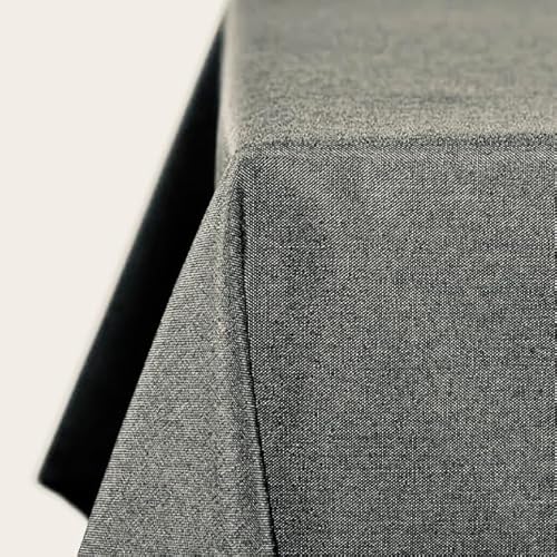 Tischdecke | Grau/Anthrazit - Eckig - 135x200cm | Gartentischdecke | Outdoor-Decke | Lotus-Effekt | Leinen-Optik | Schmutzabweisend Tischdecke | Grau/Anthrazit - Eckig - 135x200cm | Gartentischdecke | Outdoor-Decke | Lotus-Effekt | Leinen-Optik | Schmutzabweisend von EBD