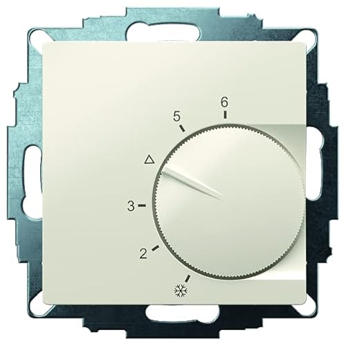 EBERLE UTE 1032-RAL1013-G-55UP-Raumregler, 5-30C, AC 24V, 1Wechsler, 10A/5A bei DC 24 V Schaltleistung 30 W von EBERLE