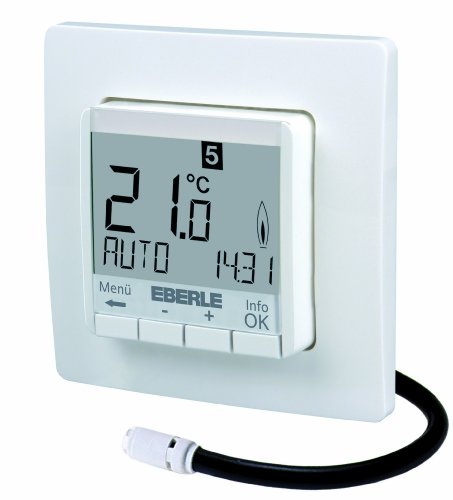 EBERLE Uhrenthermostat Fussbodenregler, FIT 3F ws von Eberle
