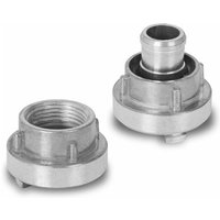 Eberth - 1' Festkupplung und Saugkupplung im Set, Storz d Schlauchkupplung 1 Zoll, Durchmesser Innengewinde 28mm, Außendurchmesser Schlauchtülle von EBERTH