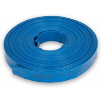 1 Flachschlauch Gartenschlauch für Pumpen in 30m Länge, 1 Zoll, 25mm Durchmesser, flexibel, widerstandsfähiges pvc, Industrieschlauch, Wasserschlauch von EBERTH