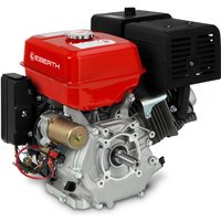 13 ps 9,56 kW Benzinmotor mit 25,4 mm ø Welle, E-Start, 17ah 12V Batterie, Standmotor Kartmotor Antriebsmotor mit Ölmangelsicherung, 4-Takt, 1 von EBERTH