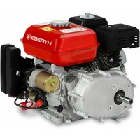 6,5 ps 4,8 kW Benzinmotor Standmotor Kartmotor Antriebsmotor mit Ölbadkupplung, 20 mm ø Welle, E-Start, 7ah 12V Batterie, Ölmangelsicherung, 4-Takt, von EBERTH