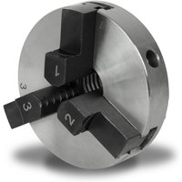 Eberth - Dreibackenfutter mit 80 mm Durchmesser, 3' 3-Backenfutter Selbstzentrierend, Anschluss-Gewinde 1' -8 tpi, Inkl. Spannwerkzeug, Drechselbank Eberth - Dreibackenfutter mit 80 mm Durchmesser, 3' 3-Backenfutter Selbstzentrierend, Anschluss-Gewinde 1' -8 tpi, Inkl. Spannwerkzeug, Drechselbank von EBERTH