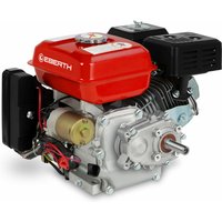 6,5 ps 4,8 kW Benzinmotor Standmotor Kartmotor mit Reduktionsgetriebe 2:1, E-Start, Benzin Motor mit 20 mm ø Welle, Ölmangelsicherung, 4-Takt, 1 von EBERTH