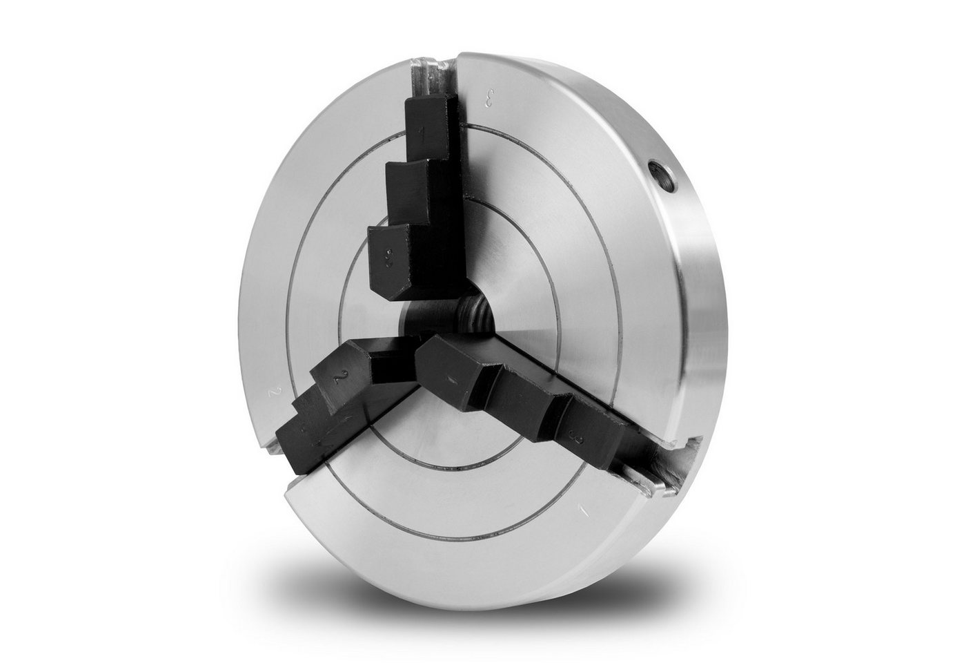 EBERTH Dreibacken-Futter Dreibackenfutter mit 100 mm Durchmesser, 4" 3-Backenfutter Selbstzentrierend, Anschluss-Gewinde 1"-8TPI EBERTH Dreibacken-Futter Dreibackenfutter mit 100 mm Durchmesser, 4" 3-Backenfutter Selbstzentrierend, Anschluss-Gewinde 1"-8TPI von EBERTH