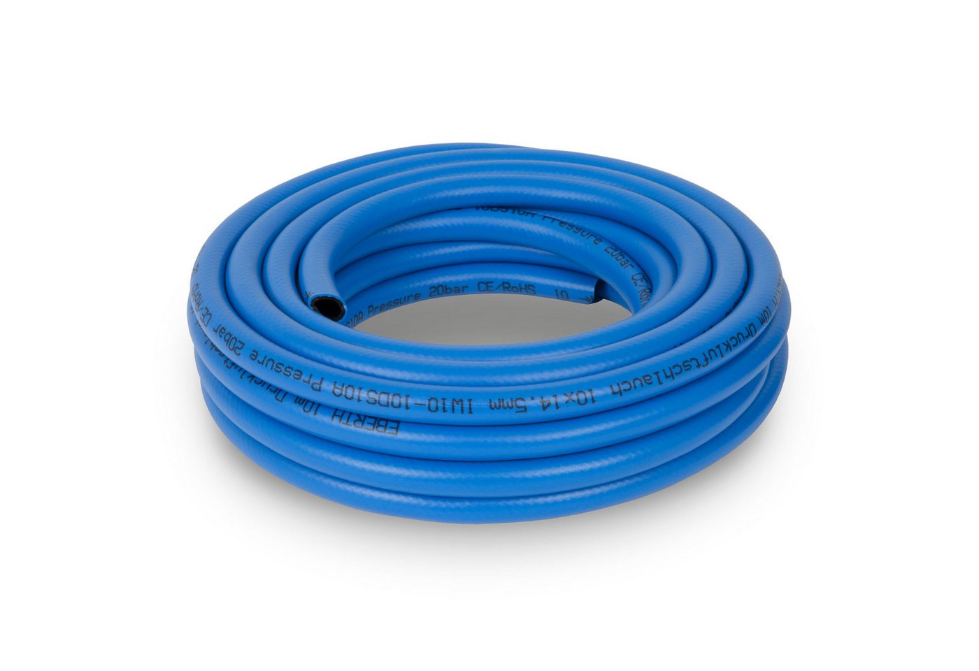 EBERTH Druckluftschlauch 10m Länge, Kompressor Schlauch mit 10mm x 14,5mm Durchmesser, und 20 bar Arbeitsdruck, Druckluft Werkzeug Zubehör ohne Kupplung EBERTH Druckluftschlauch 10m Länge, Kompressor Schlauch mit 10mm x 14,5mm Durchmesser, und 20 bar Arbeitsdruck, Druckluft Werkzeug Zubehör ohne Kupplung von EBERTH