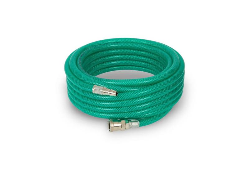 EBERTH Druckluftschlauch Länge 10m, Kompressor Schlauch mit Durchmesser 10mm x 14mm, 3/8" Kupplung, 24 bar, Druckluft Zubehör mit 3/8 Zoll Anschluss von EBERTH