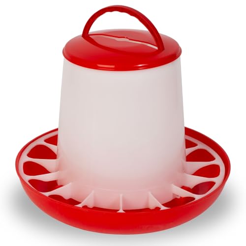 EBERTH Geflügel Futterautomat mit 3 kg Kapazität, Futtertrog, Huehnerfutter, Automatische Futterspender, PP-Copolymer, Zubehör für landwirtschaftliche Betriebe, Tragegriff EBERTH Geflügel Futterautomat mit 3 kg Kapazität, Futtertrog, Huehnerfutter, Automatische Futterspender, PP-Copolymer, Zubehör für landwirtschaftliche Betriebe, Tragegriff von EBERTH