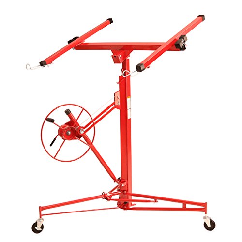 EBERTH Plattenheber für Trockenbau XXL, 1-Mann Bedienung, 217-460 cm Arbeitshöhe, 68 kg Traglast, 290 cm Lastarmbreite, Rigips Plattenheber, Lenkrollen, 2 verstellbare Lastarme Plattenheber Trockenbau EBERTH Plattenheber für Trockenbau XXL, 1-Mann Bedienung, 217-460 cm Arbeitshöhe, 68 kg Traglast, 290 cm Lastarmbreite, Rigips Plattenheber, Lenkrollen, 2 verstellbare Lastarme Plattenheber Trockenbau von EBERTH