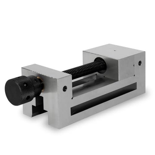 EBERTH Präzisionsschraubstock mit Spindel, Backenbreite 100mm, maximale Spannkraft 125mm, Backenhöhe 45mm, aus robustem Stahl, professionell, für diverse Arbeiten, Werkstattschraubstock EBERTH Präzisionsschraubstock mit Spindel, Backenbreite 100mm, maximale Spannkraft 125mm, Backenhöhe 45mm, aus robustem Stahl, professionell, für diverse Arbeiten, Werkstattschraubstock von EBERTH