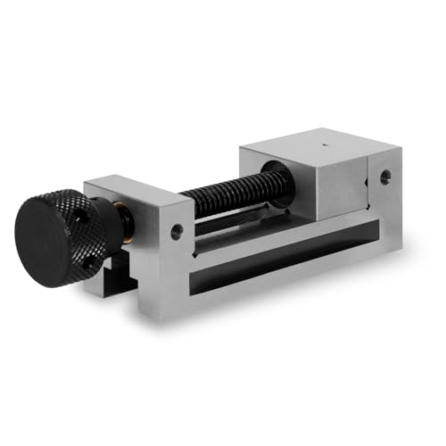 EBERTH Präzisionsschraubstock mit Spindel, Backenbreite 50mm, maximale Spannkraft 65mm, Backenhöhe 25mm, aus robustem Stahl, professionell, für diverse Arbeiten, Werkstattschraubstock EBERTH Präzisionsschraubstock mit Spindel, Backenbreite 50mm, maximale Spannkraft 65mm, Backenhöhe 25mm, aus robustem Stahl, professionell, für diverse Arbeiten, Werkstattschraubstock von EBERTH