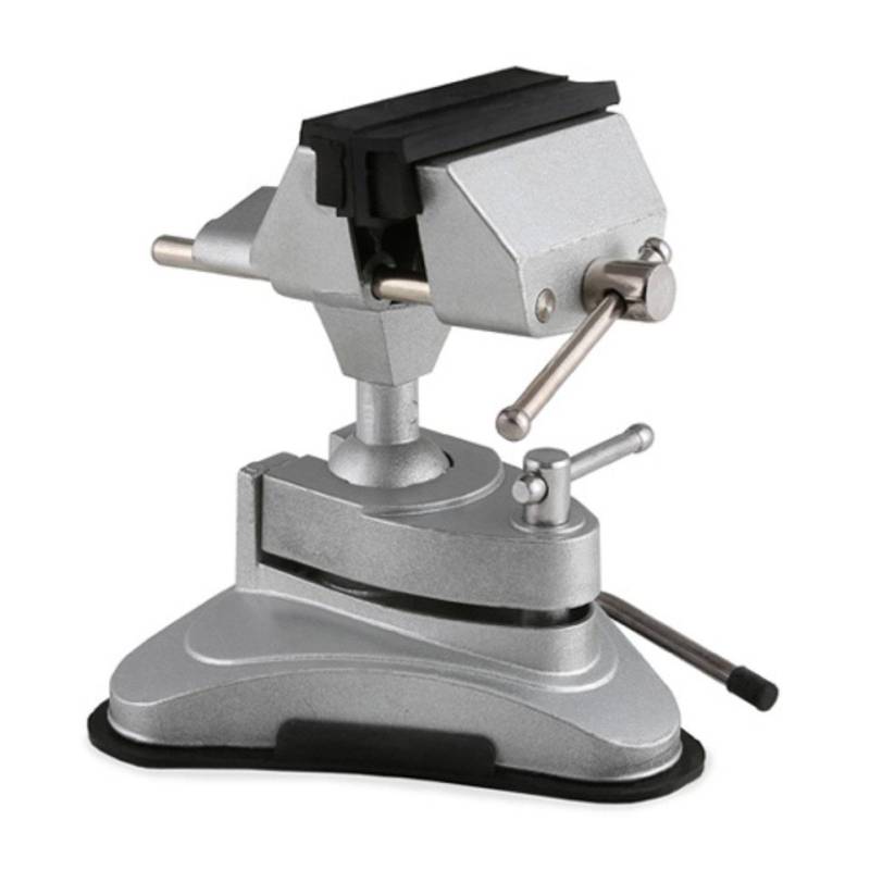 EBERTH Schraubstock Kugelgelenkschraubstock mit 75 mm Backenbreite, Kugelgelenk für flexible Ausrichtung, Saugfuß für festen Halt EBERTH Schraubstock Kugelgelenkschraubstock mit 75 mm Backenbreite, Kugelgelenk für flexible Ausrichtung, Saugfuß für festen Halt von EBERTH