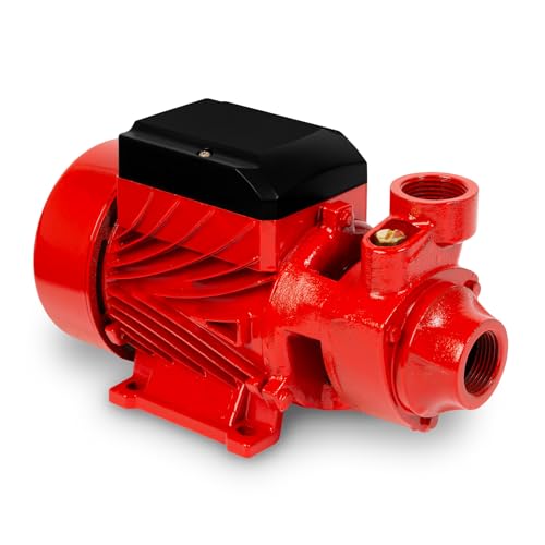 EBERTH Wasserpumpe Gartenpumpe Kreiselpumpe Saugpumpe, 1 Zoll Anschluss, 370 Watt Leistung, 8m Ansaughöhe, 35m Förderhöhe, 2.100 L/h Fördermenge, selbstansaugend, elektrisch 230V für klares Wasser EBERTH Wasserpumpe Gartenpumpe Kreiselpumpe Saugpumpe, 1 Zoll Anschluss, 370 Watt Leistung, 8m Ansaughöhe, 35m Förderhöhe, 2.100 L/h Fördermenge, selbstansaugend, elektrisch 230V für klares Wasser von EBERTH
