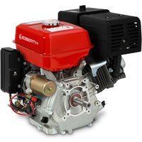 13 ps 9,56 kW Benzinmotor mit 25,4 mm ø Welle mit ag, E-Start, 17ah 12V Batterie, Standmotor Kartmotor Antriebsmotor mit Ölmangelsicherung, 4-Takt, 1 von EBERTH