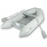 Eberth - Schlauchboot Angelboot Paddelboot aus robustem pvc für Außenborder 3 Personen + 1 Kind, 2,70m x 1,50m Boot mit Sitzbank, 2X Paddel, von EBERTH