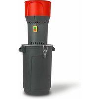 Eberth - Elektrische Getreidemühle mit 25L Eimer, 1000 Watt Elektromotor, 6L Einfülltrichter, Schrotmühle mit robuster Edelstahlklinge, fünf Siebe Eberth - Elektrische Getreidemühle mit 25L Eimer, 1000 Watt Elektromotor, 6L Einfülltrichter, Schrotmühle mit robuster Edelstahlklinge, fünf Siebe von EBERTH