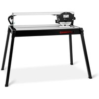 Fliesenschneider Fliesenschneidemaschine Nassschneider Elektrisch 800W, Laser, 200mm Diamanttrennscheibe, 620mm Schnittlänge, 36mm Schnitttiefe, von EBERTH