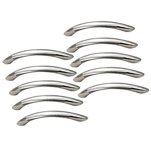 EBETA E 20er Silber Schubladegriff Möbelgriffe Relinggriffe, Bogengriffe Küchengriff Schrankgriffe Stangengriffe aus Gebürsteter Edelstahl (20 Stück, 64 MM) von EBETA