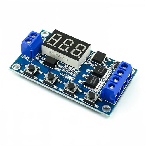 1-10 stücke DC12V 24V Dual LED Digital Zeit Verzögerung Relais Trigger Zyklus Timer Verzögerung Schalter Platine Timing control Modul DIY(2pcs) von EBGAZSPD