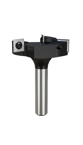 1 Stück 8 12 12,7 mm Oberflächenfräser-Bit Einsatz-Stil Spoilboard-Flächenfräser Typ Hobel-Stoßfräser for Holzwerkzeug(12.7X60-3pcs blades) von EBGAZSPD