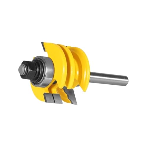 1PC Glas Tür Schiene & Stile Reversible Bit Router Bit Holzbearbeitung Fräser for Holz Bit Planfräser Schaftfräser(12.7x44.5x12.7) von EBGAZSPD