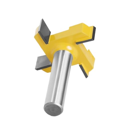 2 stücke 4 Rand T Typ Stoßen Fräser Holzbearbeitung Werkzeug Router Bits for Holz Industrie Grade Fräser Stoßen(12.7X51X12.7mm) von EBGAZSPD
