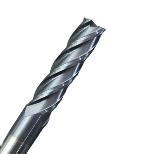 2 stücke Schaftfräser Legierung Hartmetall Stahl Fräser Schaftfräser HRC50 4 Flöte 4mm 6mm 8mm 10mm 12mm 14mm 16mm Metall Cutter Fräswerkzeuge(10x10Dx100L) von EBGAZSPD