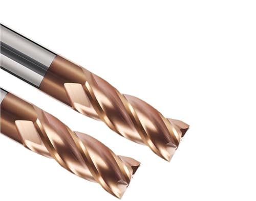 2F 4F Hartmetall-Schaftfräser 1,1 mm - 25 mm Cutter-Werkzeug 4 Flöte Metall Stahl Holz Cutter ISO(2.5x4Dx50,2F) von EBGAZSPD