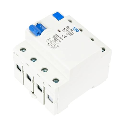 2P 4P 10/30/100/300mA Typ AC Elektromagnetische Fehlerstromschutzschalter Differential Breaker Sicherheit Schalter(100mA,2P 10A) von EBGAZSPD
