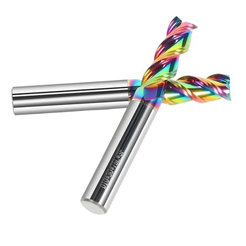 3 Flöten Aluminiumfräser Hartmetallfräser Wolfram-Schaftfräser Beschichtungszähne Aluminiumfräswerkzeug Schlüsselsitz-Fräser(8X30X8X75) von EBGAZSPD