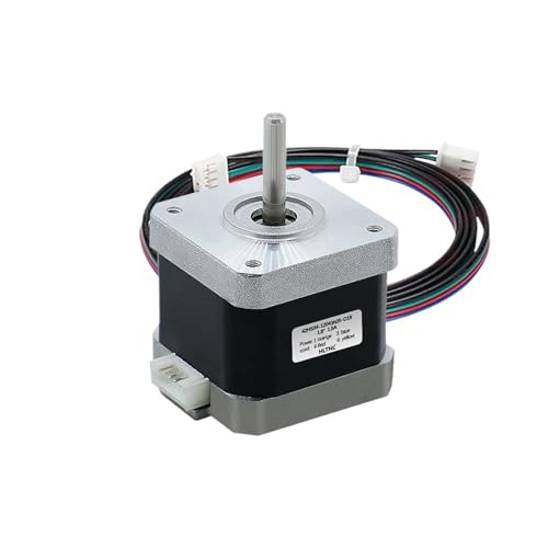 3D Drucker 17 Schrittmotor 0,25 Nm 42HS34mm 36ozin 2,5 kg.cm Einzelachse 5mm Strom 1,5 A Für(Two end connector) von EBGAZSPD